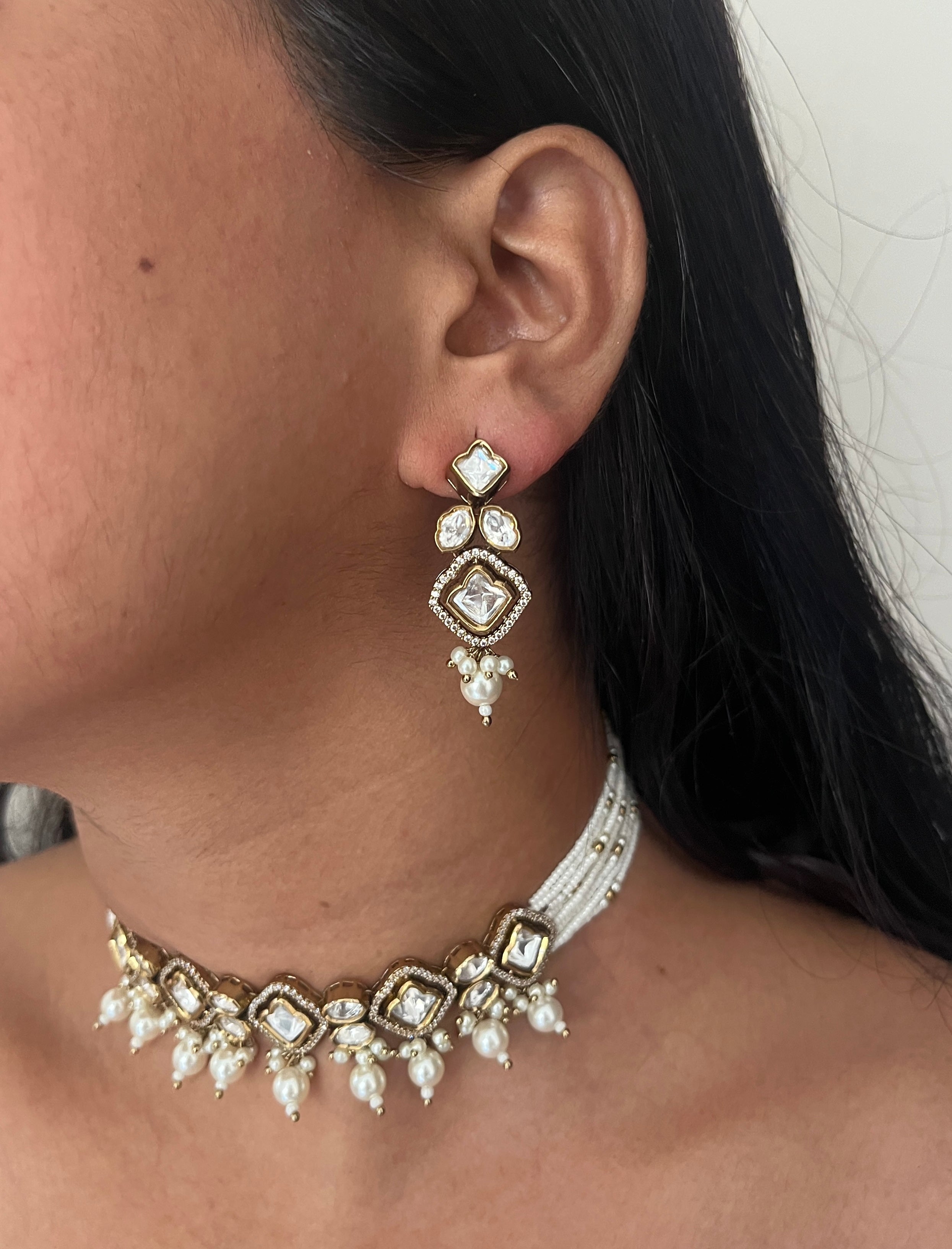 Queen Kundan Chic Set