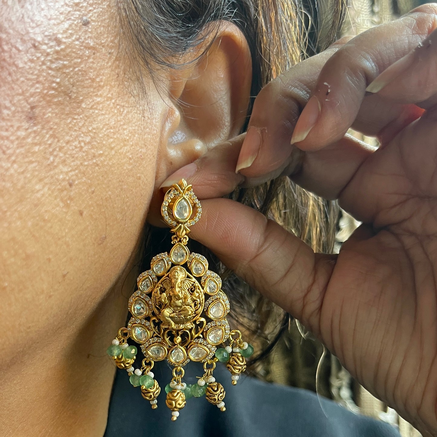 Shree Ashirwad Ganesh Long Set