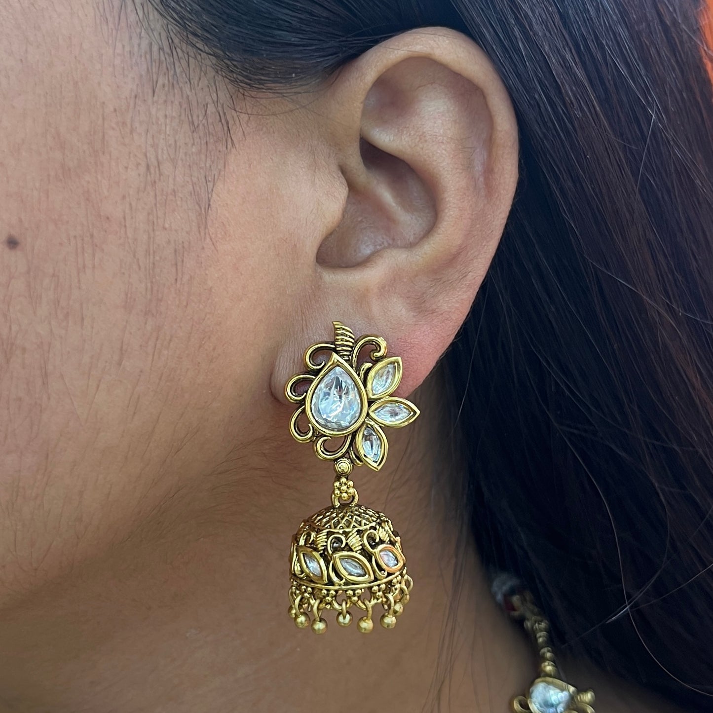 Floréa Kundan Blossom Necklace Set