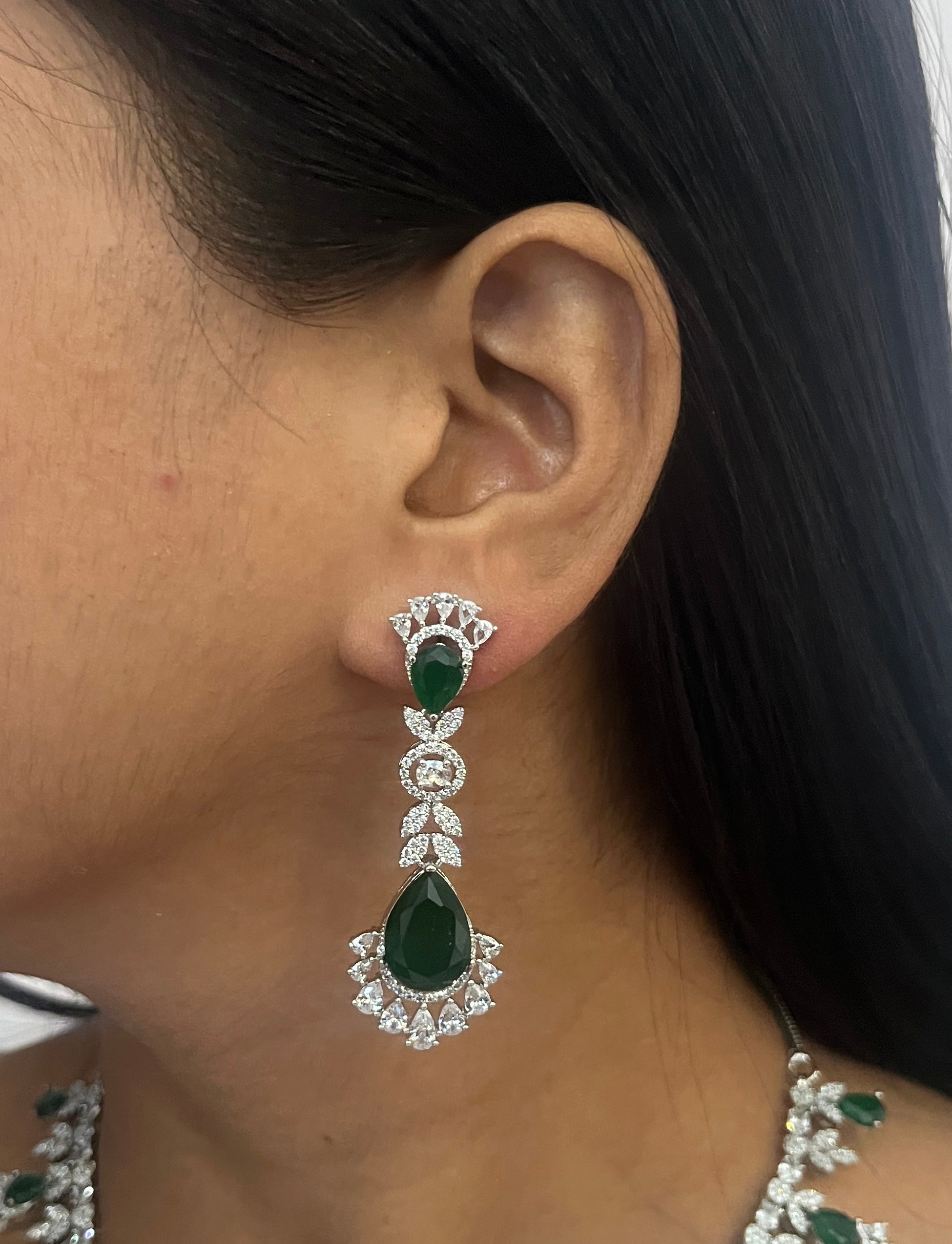 Chavi Doublet American Diamond necklace