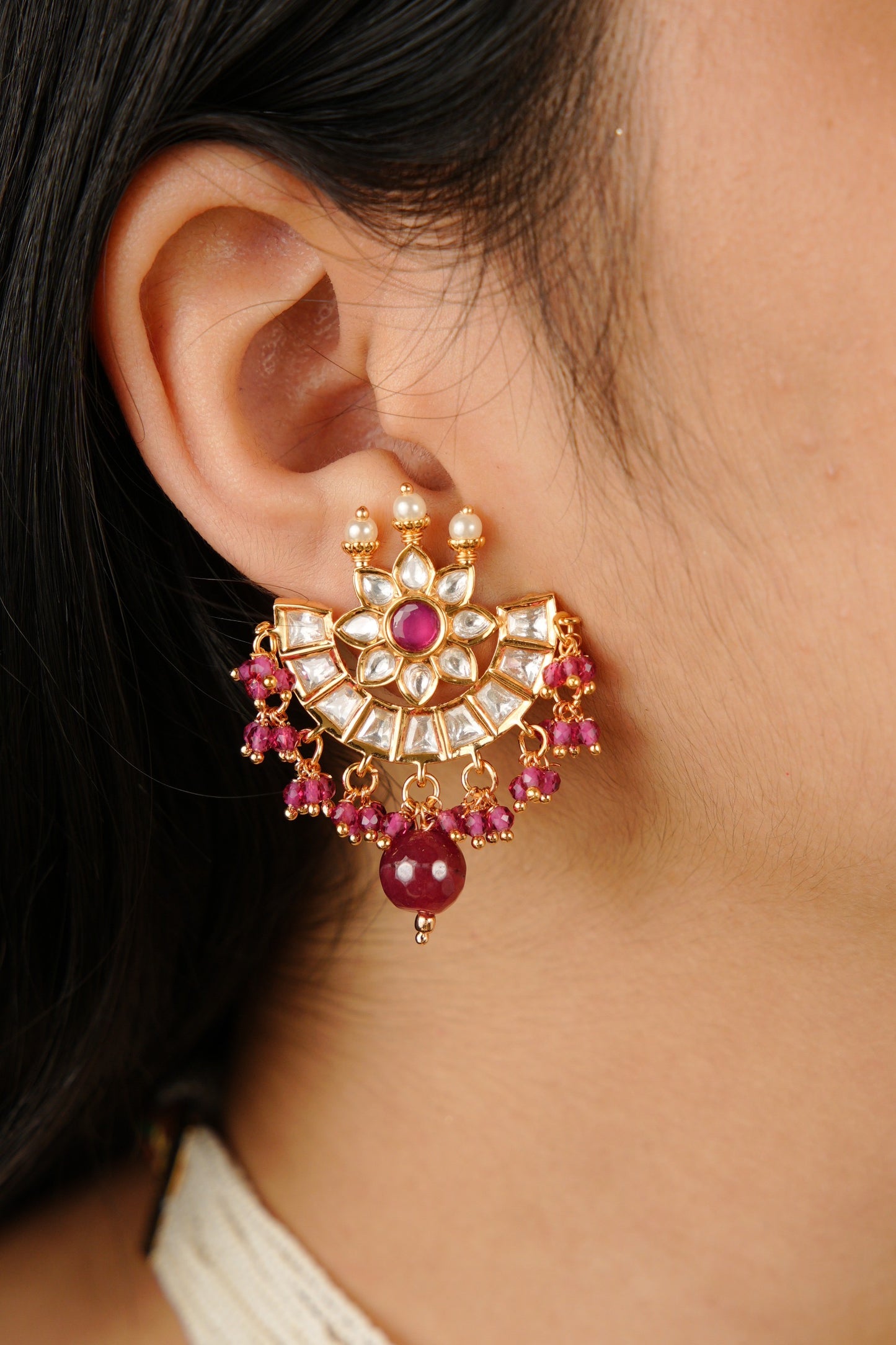 Tukdi Kundan & Pearl Choker