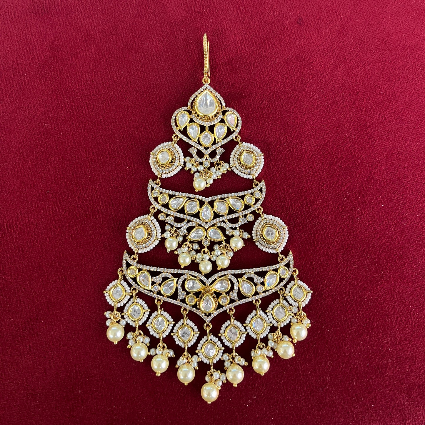 Noor Jahan Moissanite Polki Passa