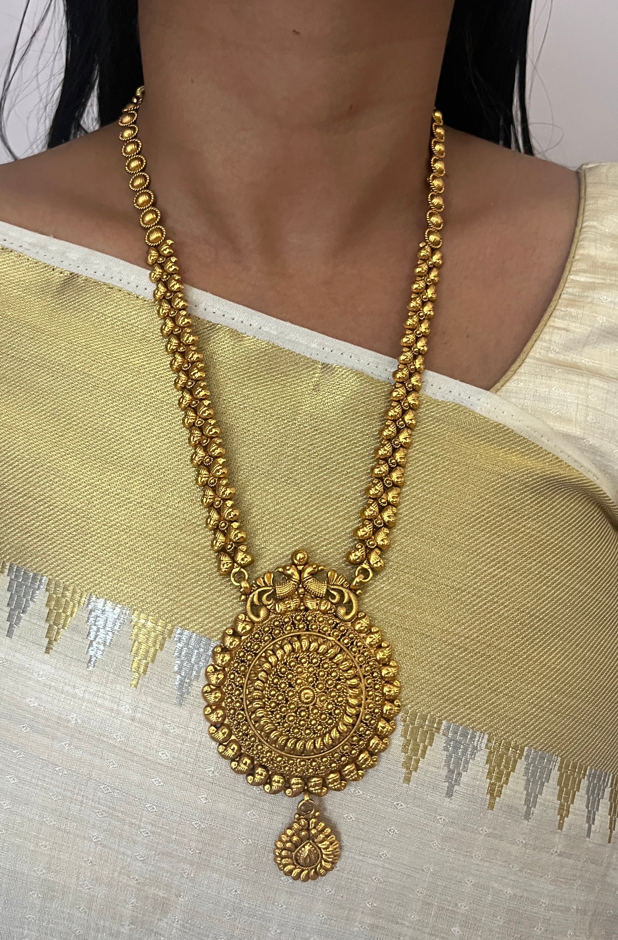 Mor Antique Gold Rani Haar
