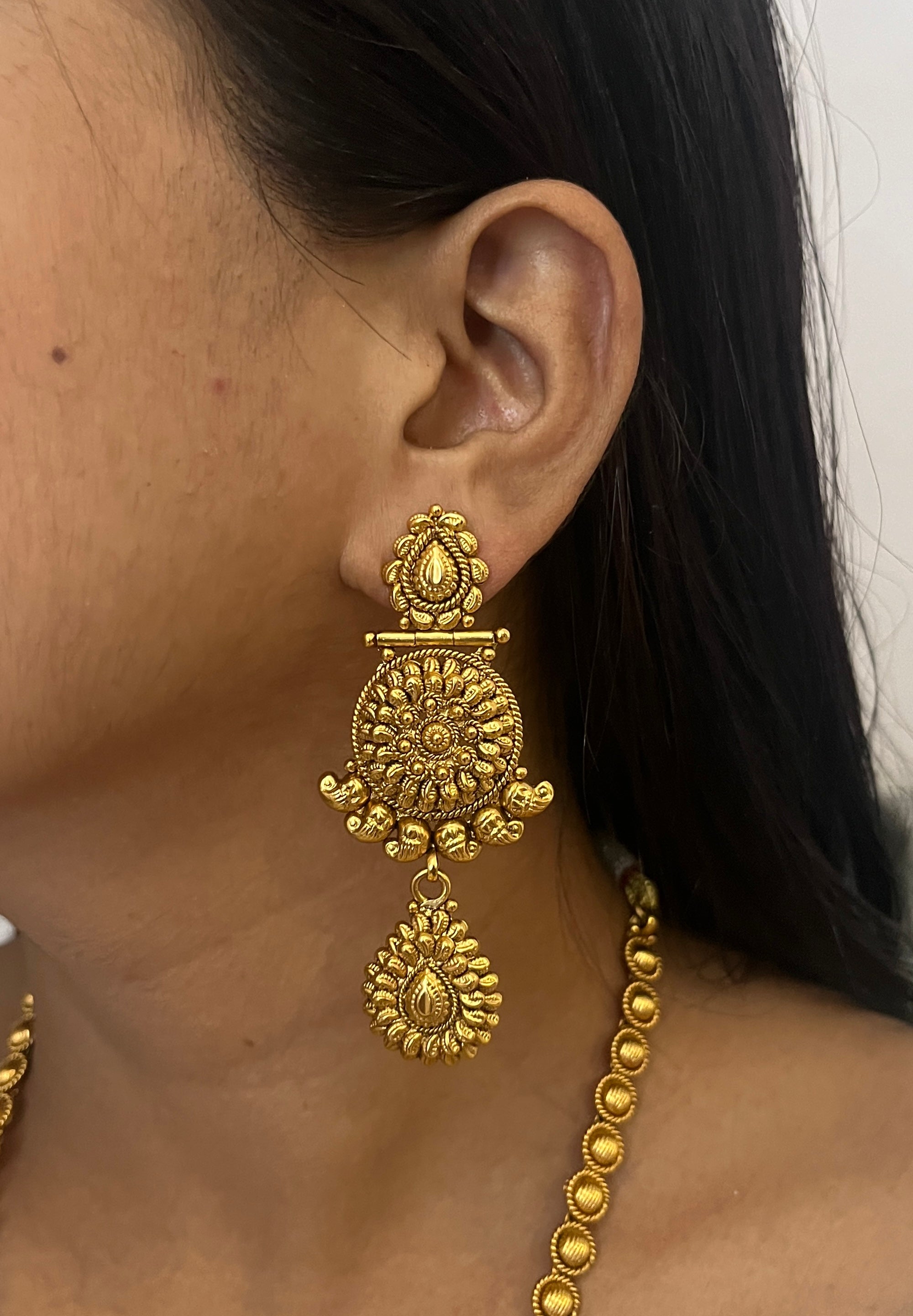 Mor Antique Gold Rani Haar