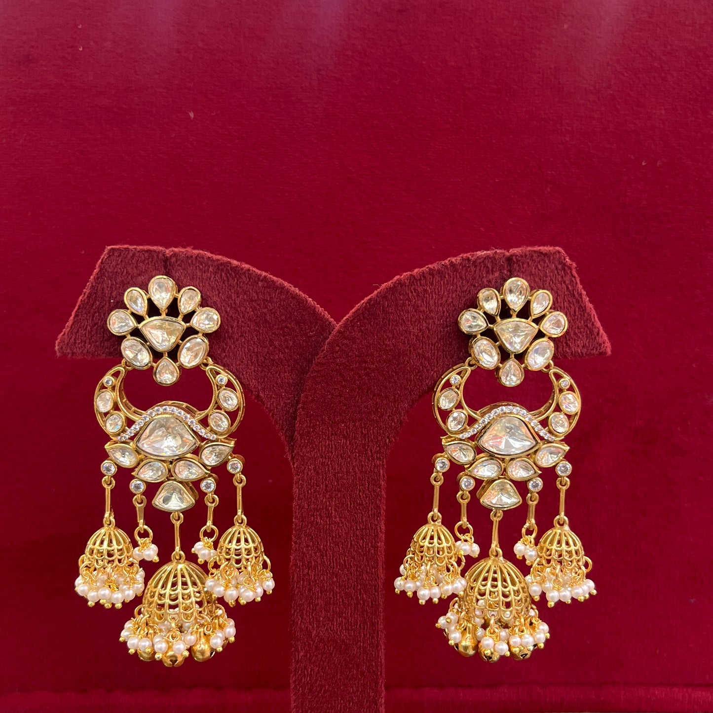 Noor Jhumki Polki Earrings