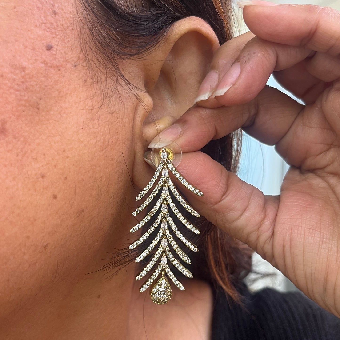 Victorian Zig-Zag Diamond Set