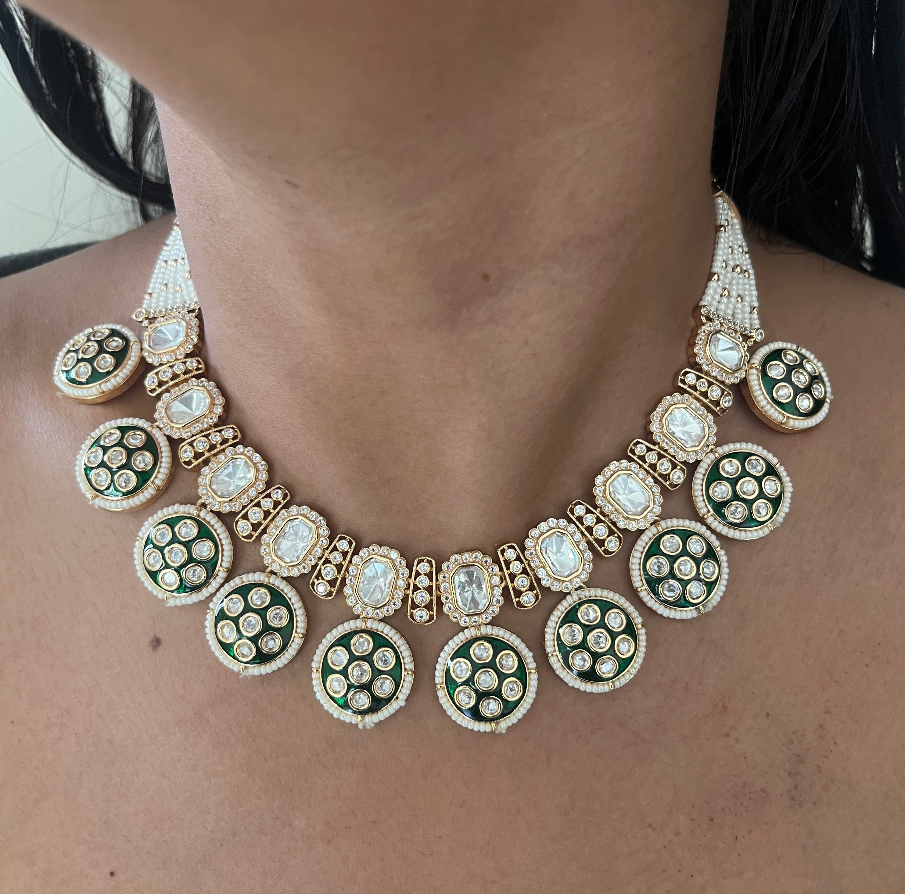 Regal Kundan Meenkari Choker Set