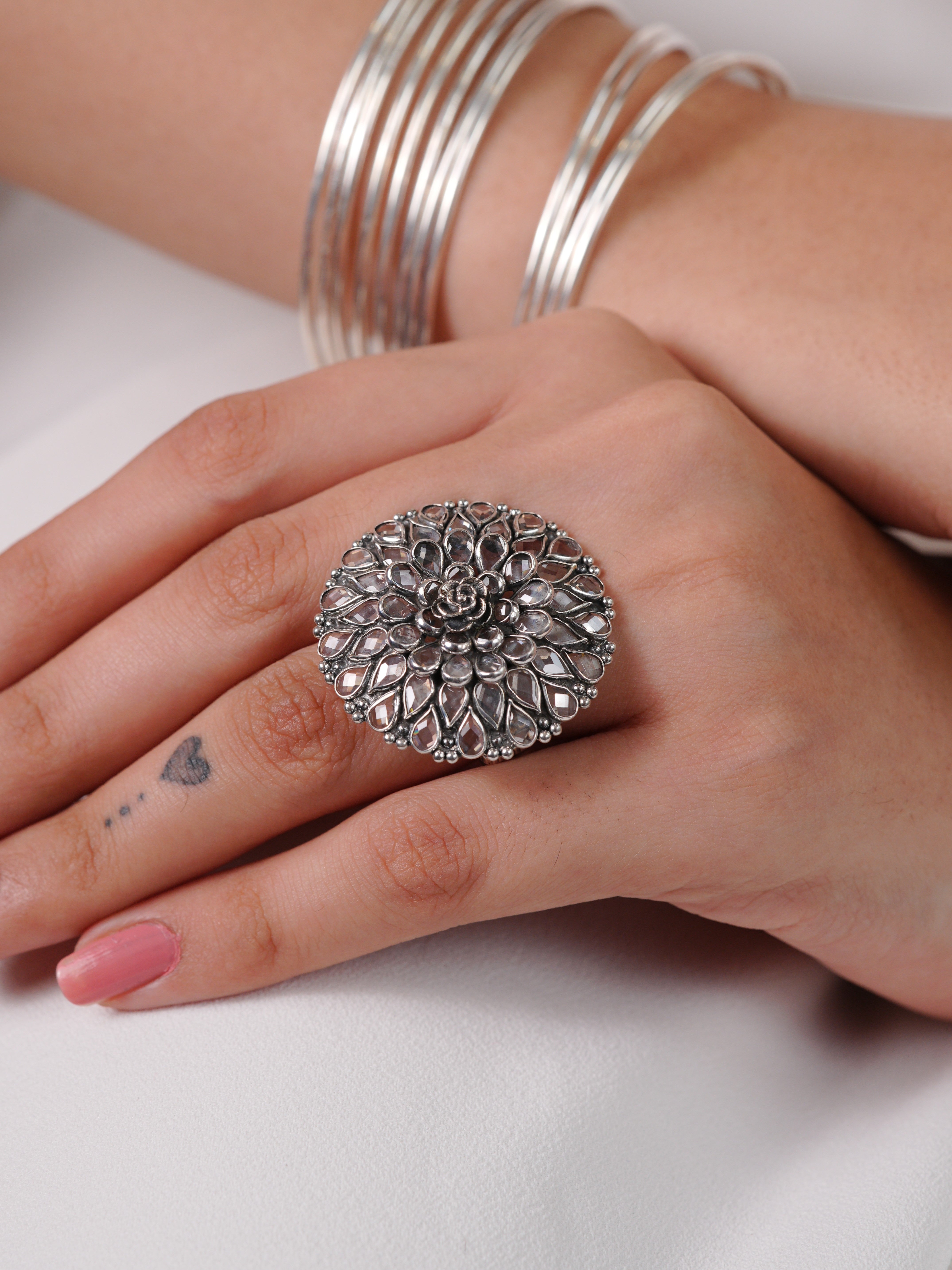 Timeless Aura Polki Ring