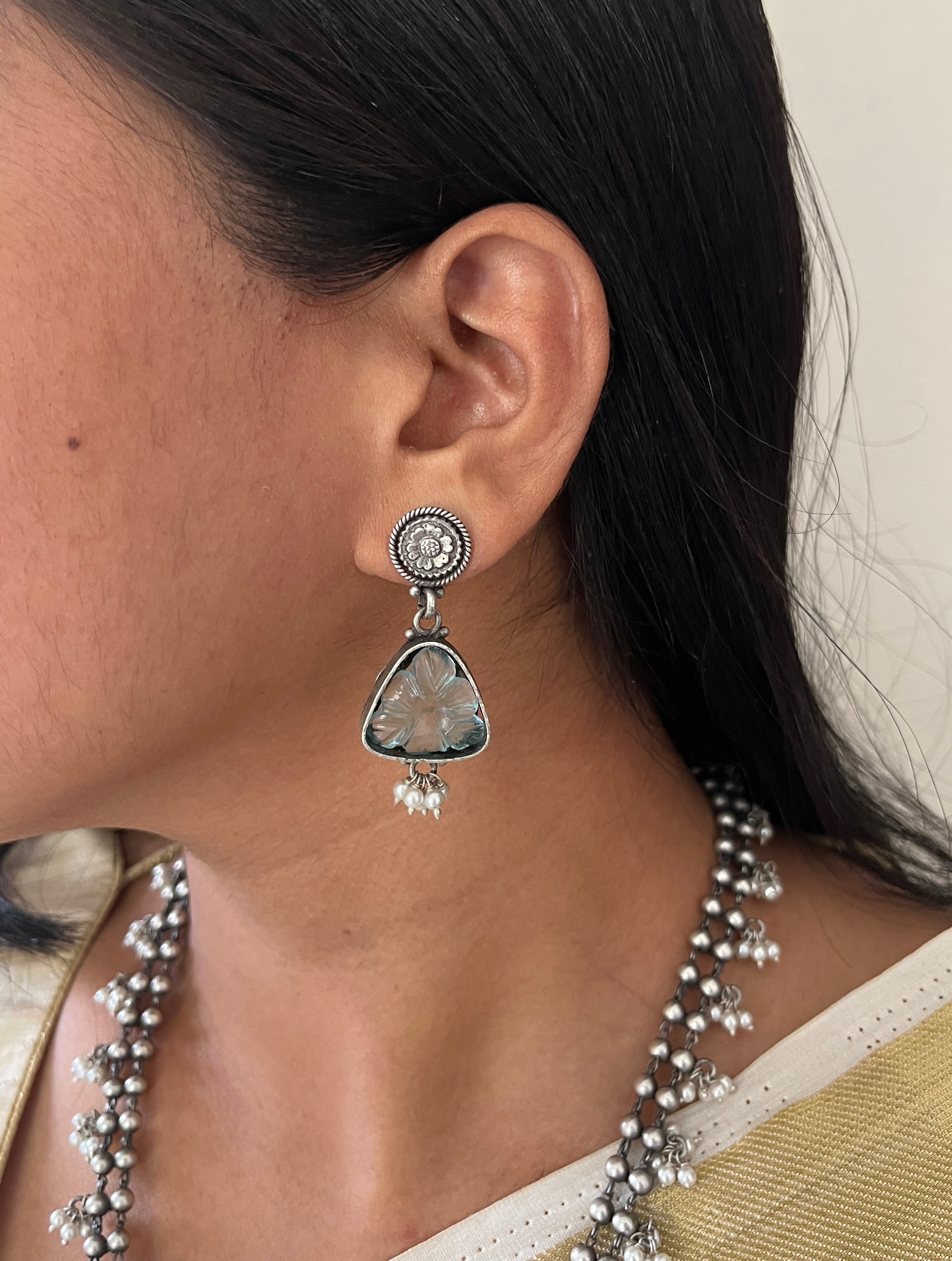 Divine Jhumkis Rani Haar