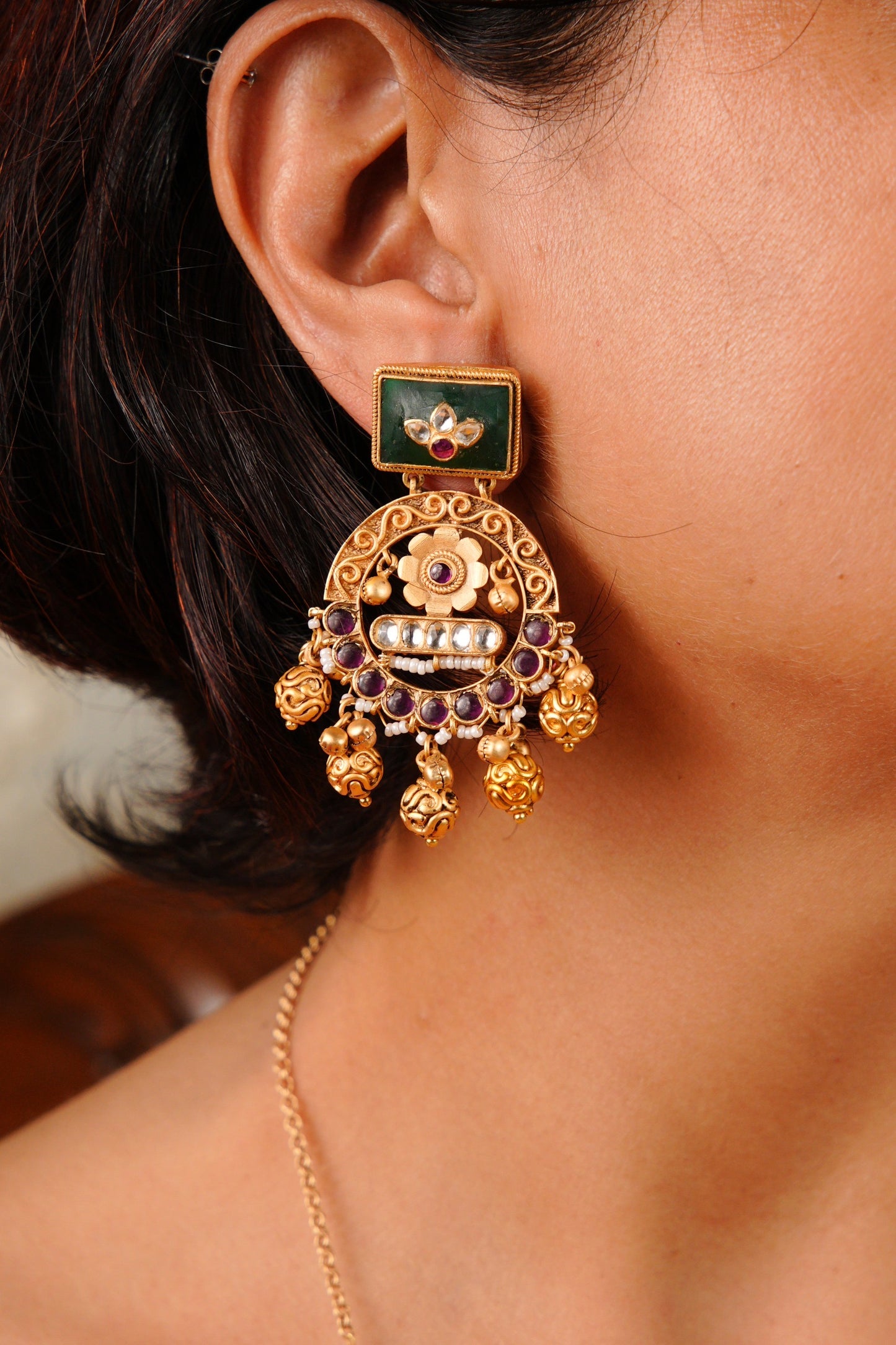 Svarnima Heritage Kemp Pendant Necklace