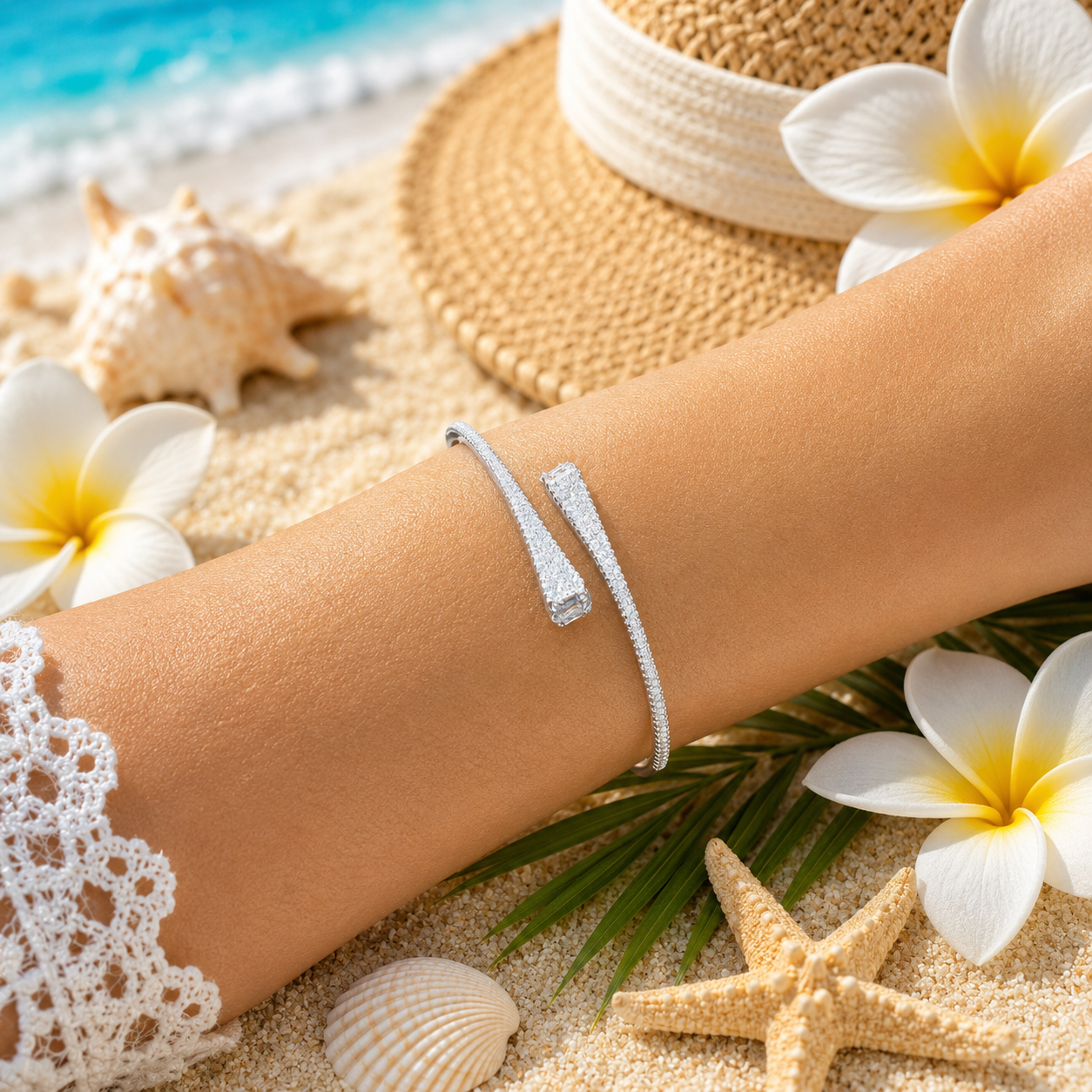 Aurora Wrap Sterling Cuff