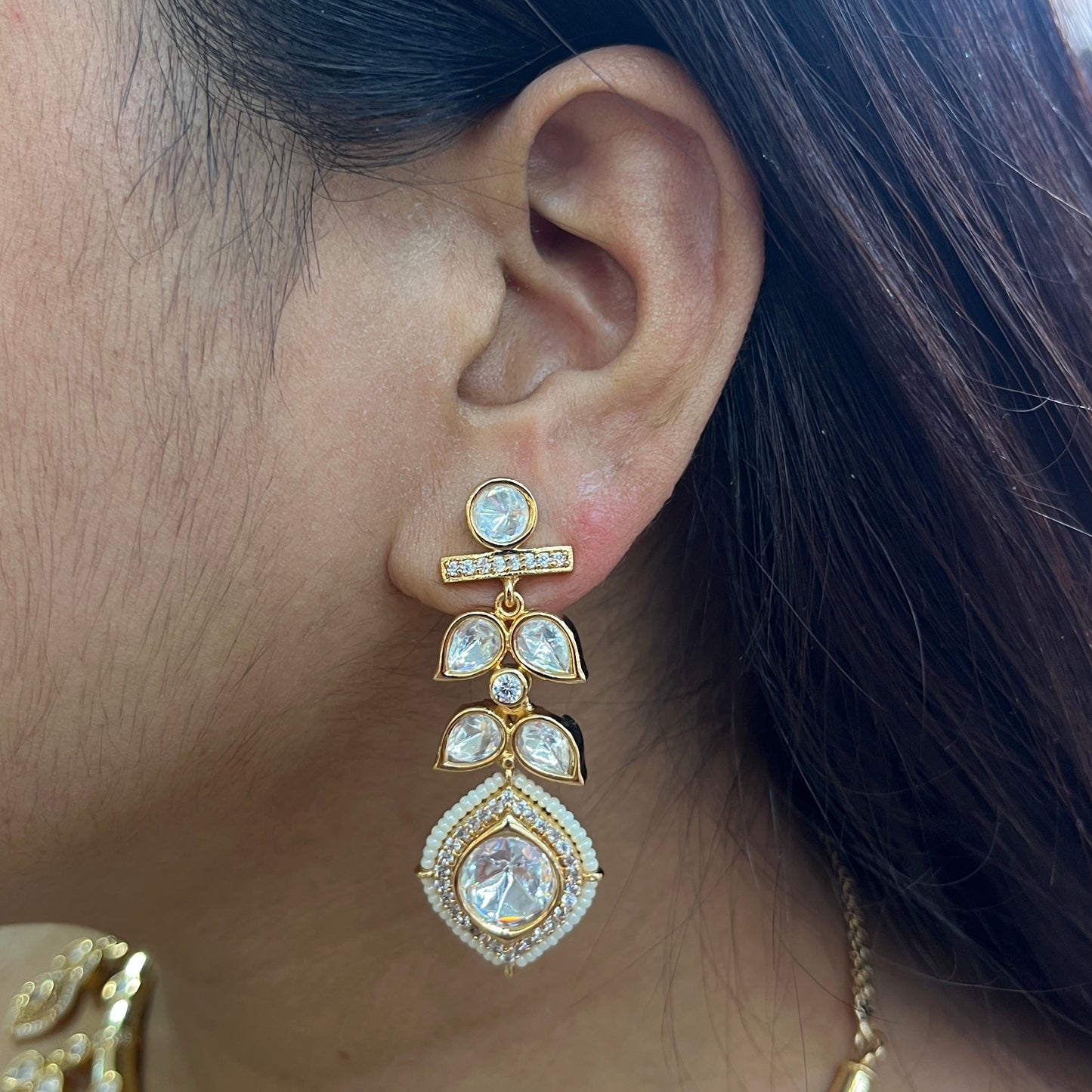 Rosé Kundan Pearl Hasli