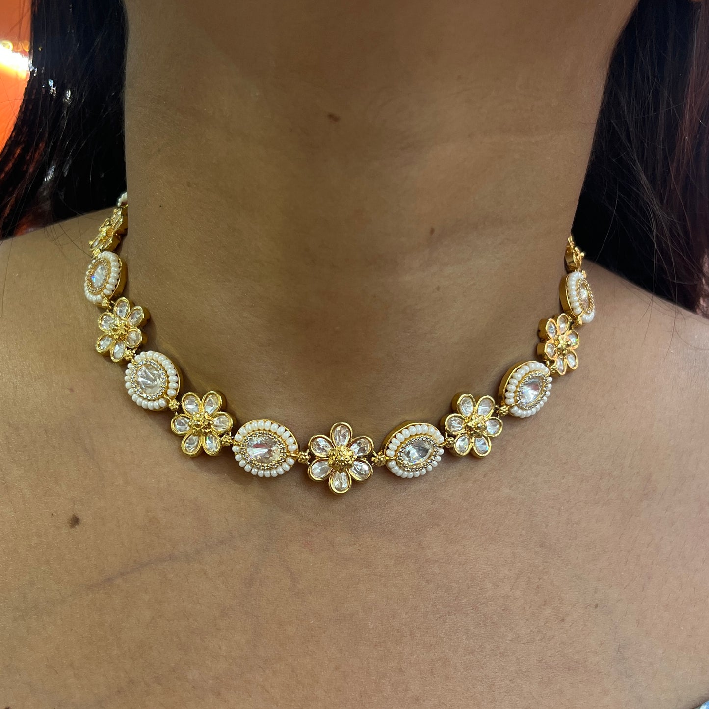 Pushpika Kundan Necklace