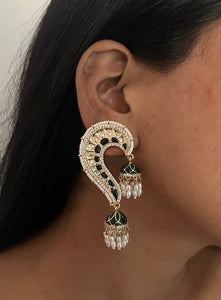 Dhriti Designer Kundan Earrings