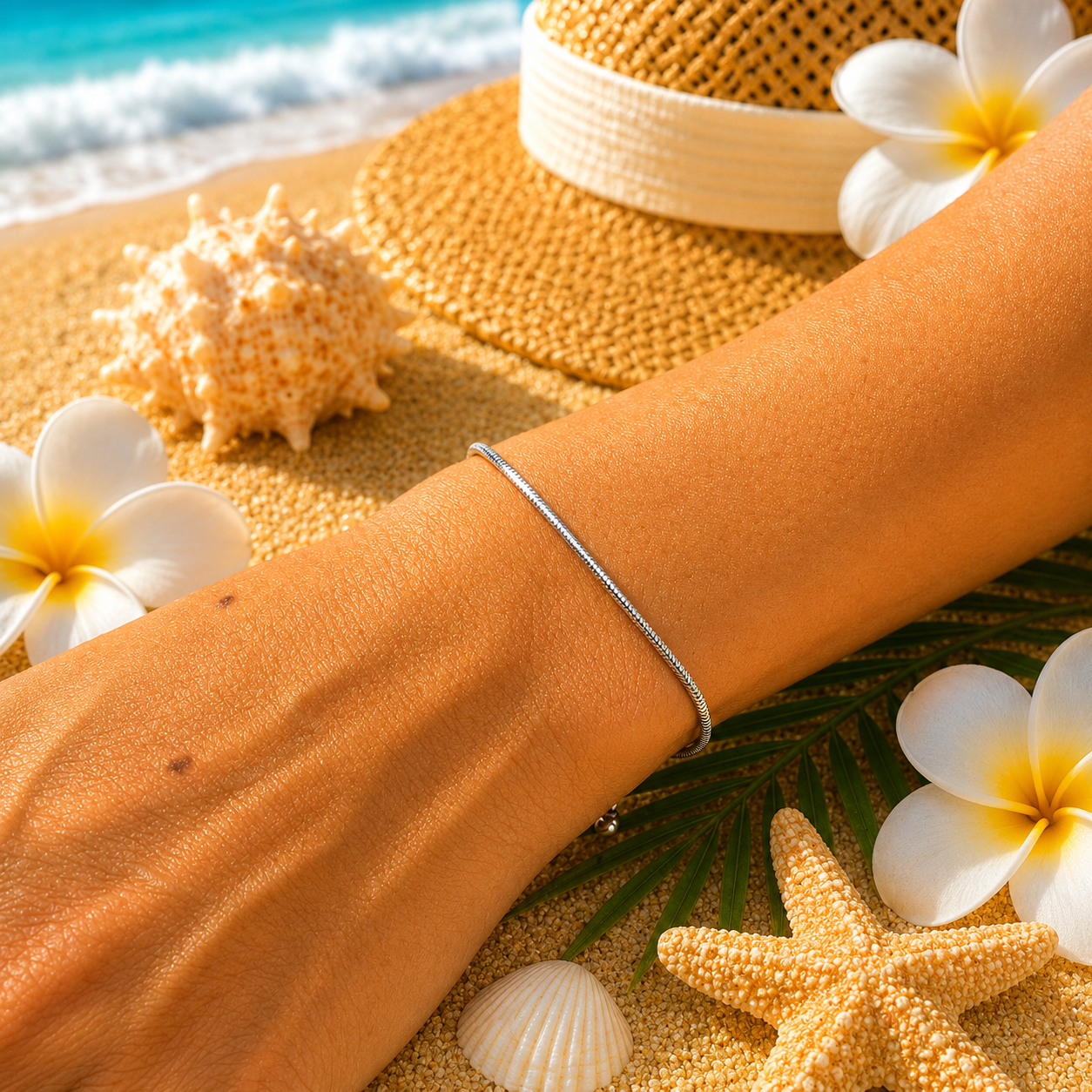 Silken Grace Silver Bracelet