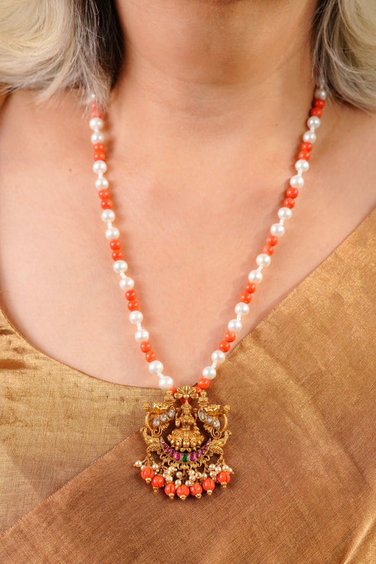 Sri Lakshmi Vaibhavam – 3D Gold Pendant