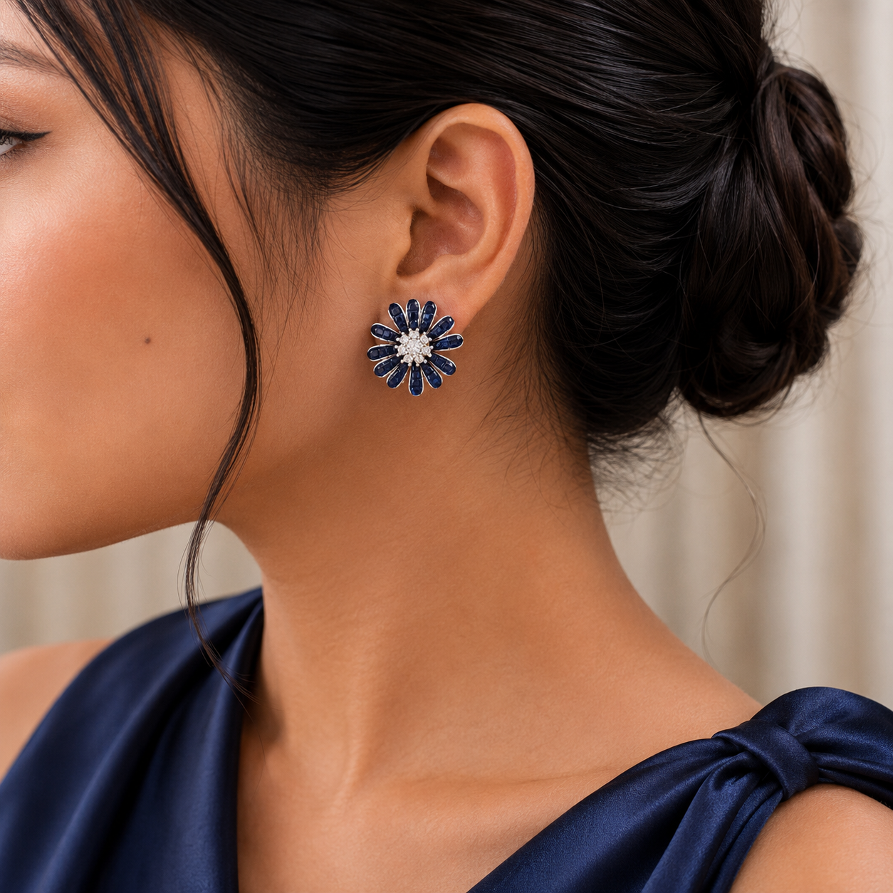 Blooming Petal Stud Earrings