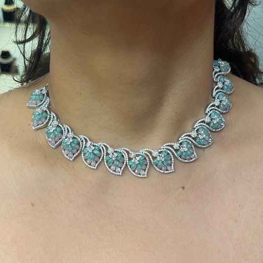 Pastel Bloom Shell Diamond Set