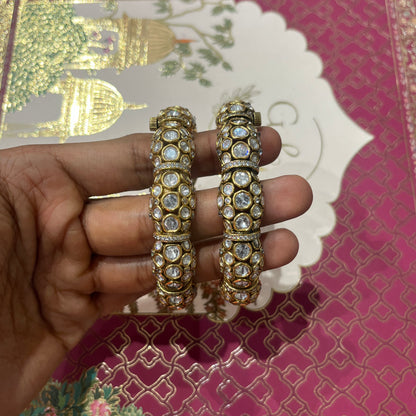 Polki Gajra Bangles