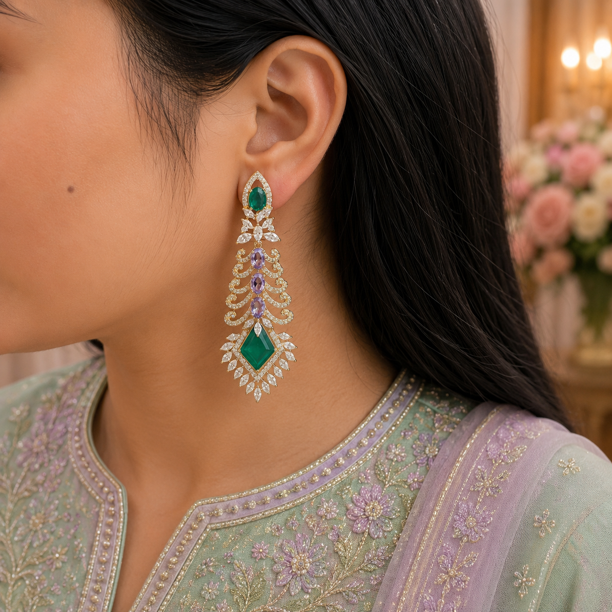 Imperial Grace Drop Earrings