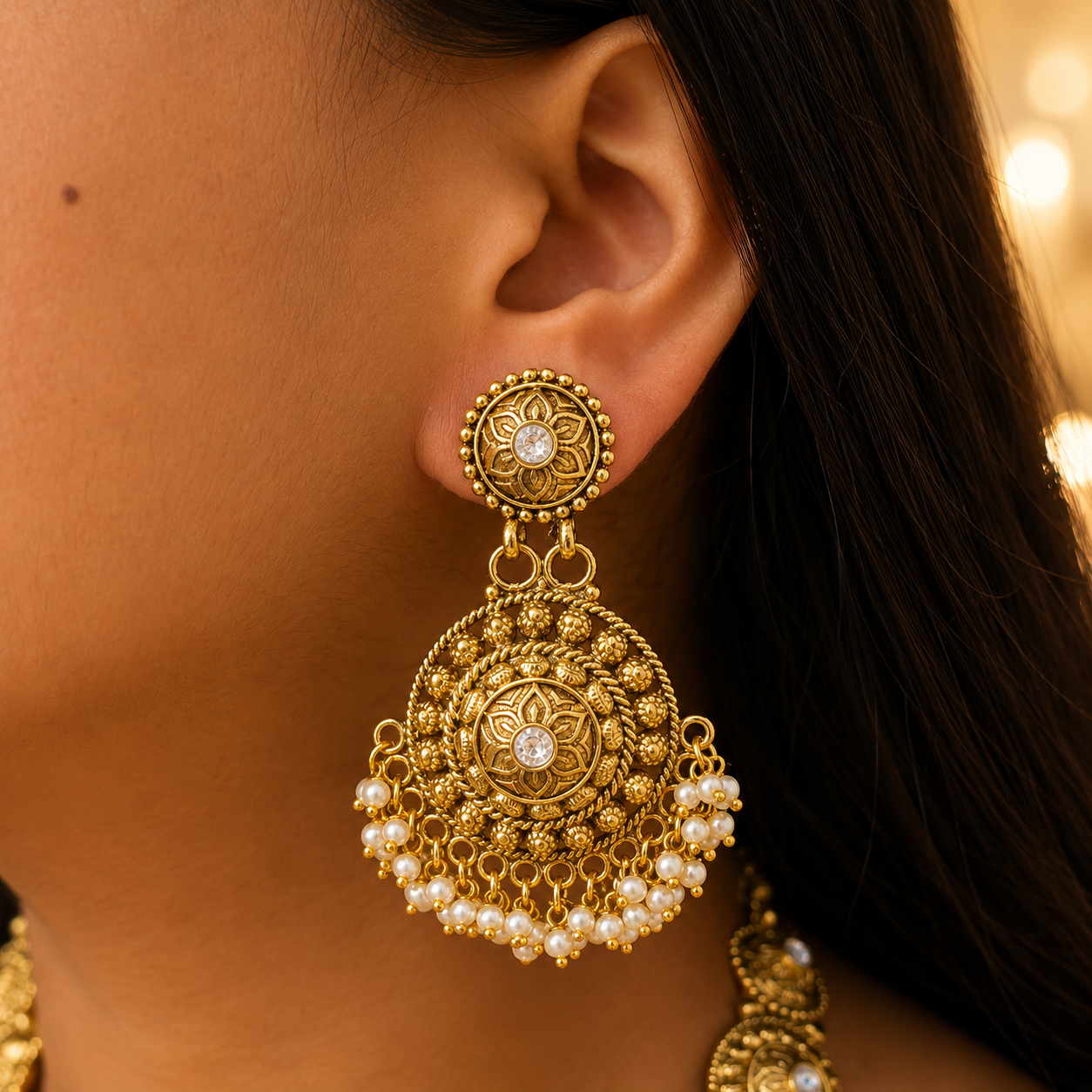 Noor-e-Punjab Gold Look Set