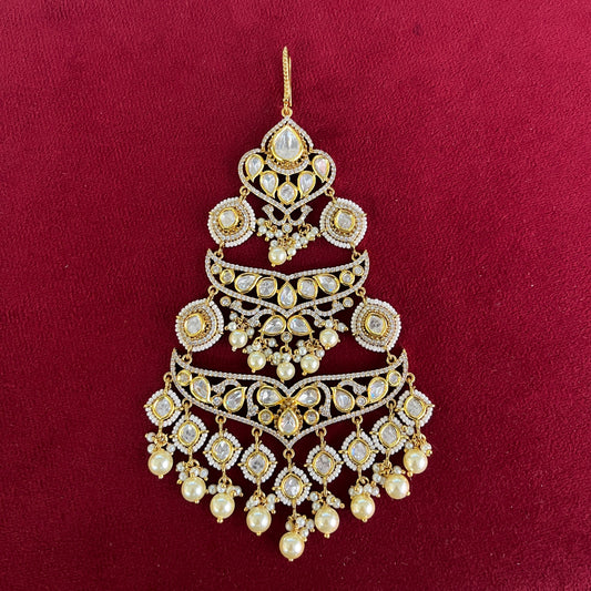 Noor Jahan Moissanite Polki Passa
