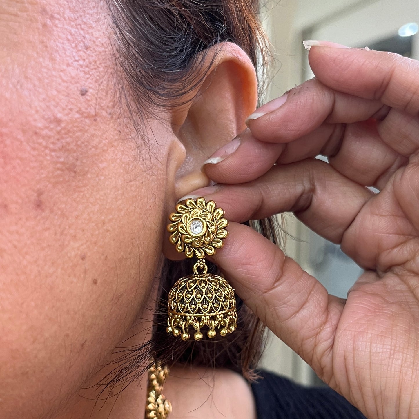 Pushpika Antique Kundan Charm