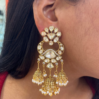 Noor Jhumki Polki Earrings