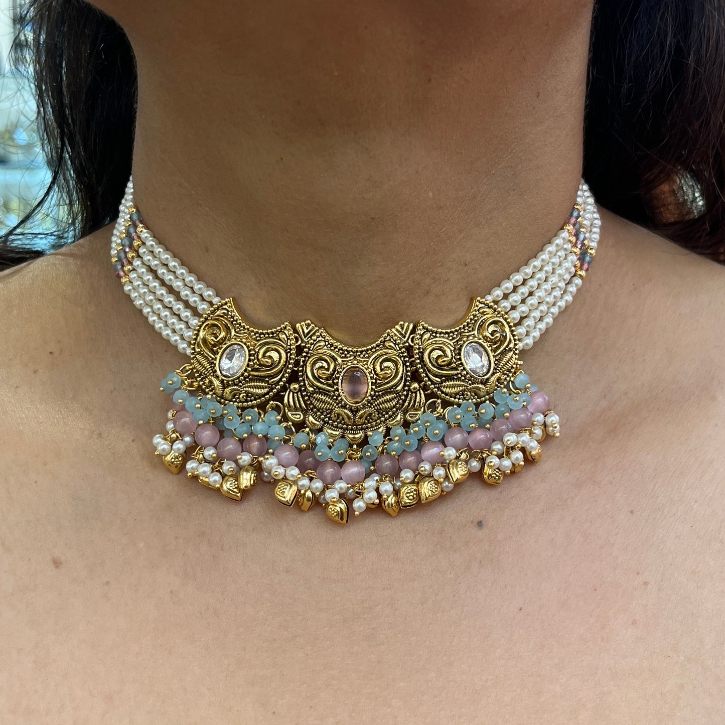Noor Chand Tukdi Choker Set