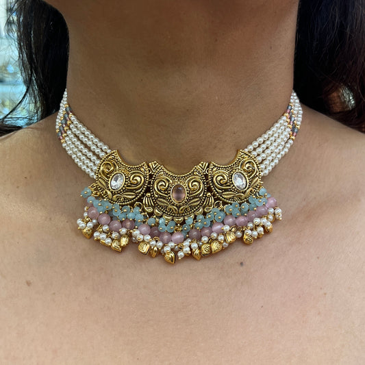 Noor Chand Tukdi Choker Set
