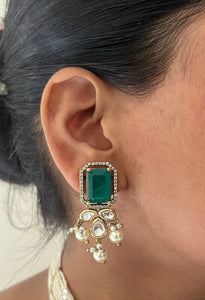 Moissanite Polki Doublet Chic Set