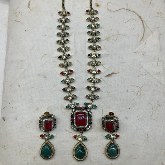 Rajsi Pendant Statement Necklace