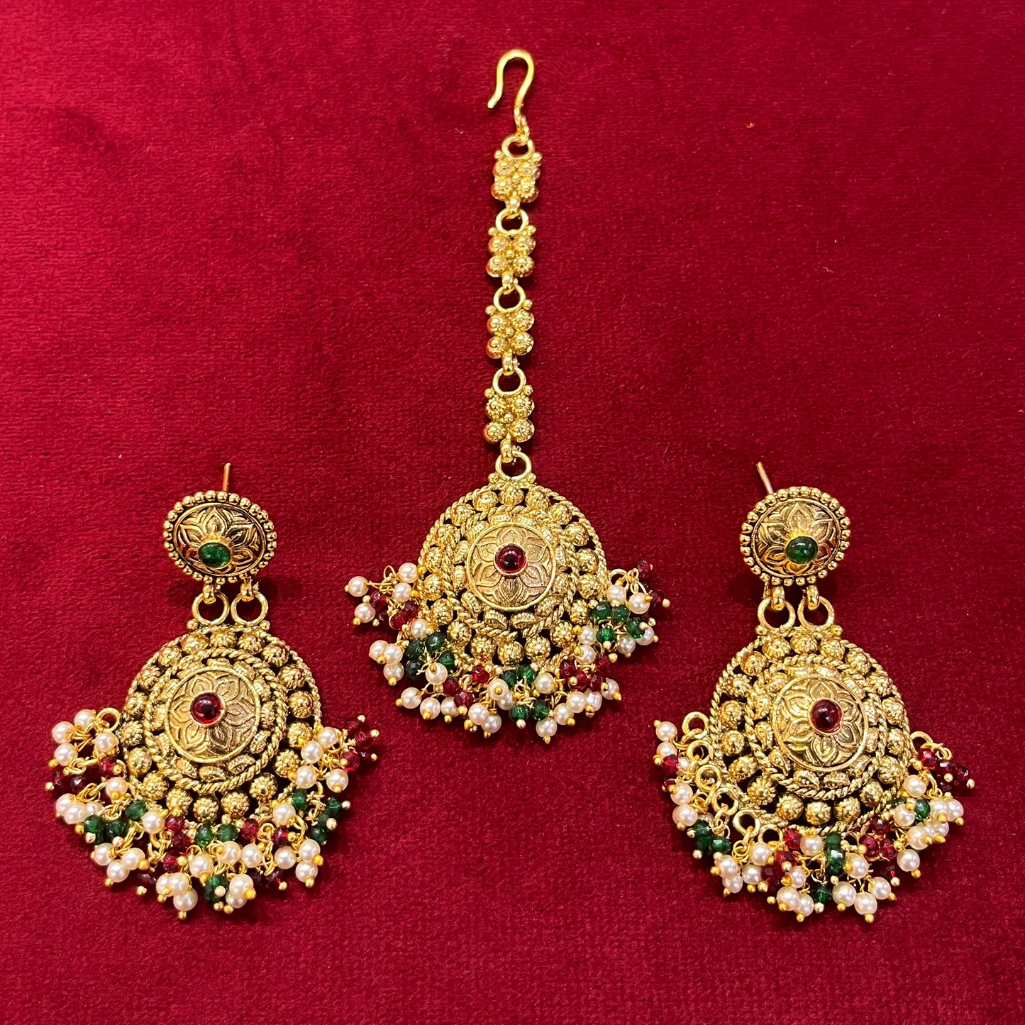 Noor-e-Punjab Gold Look Set
