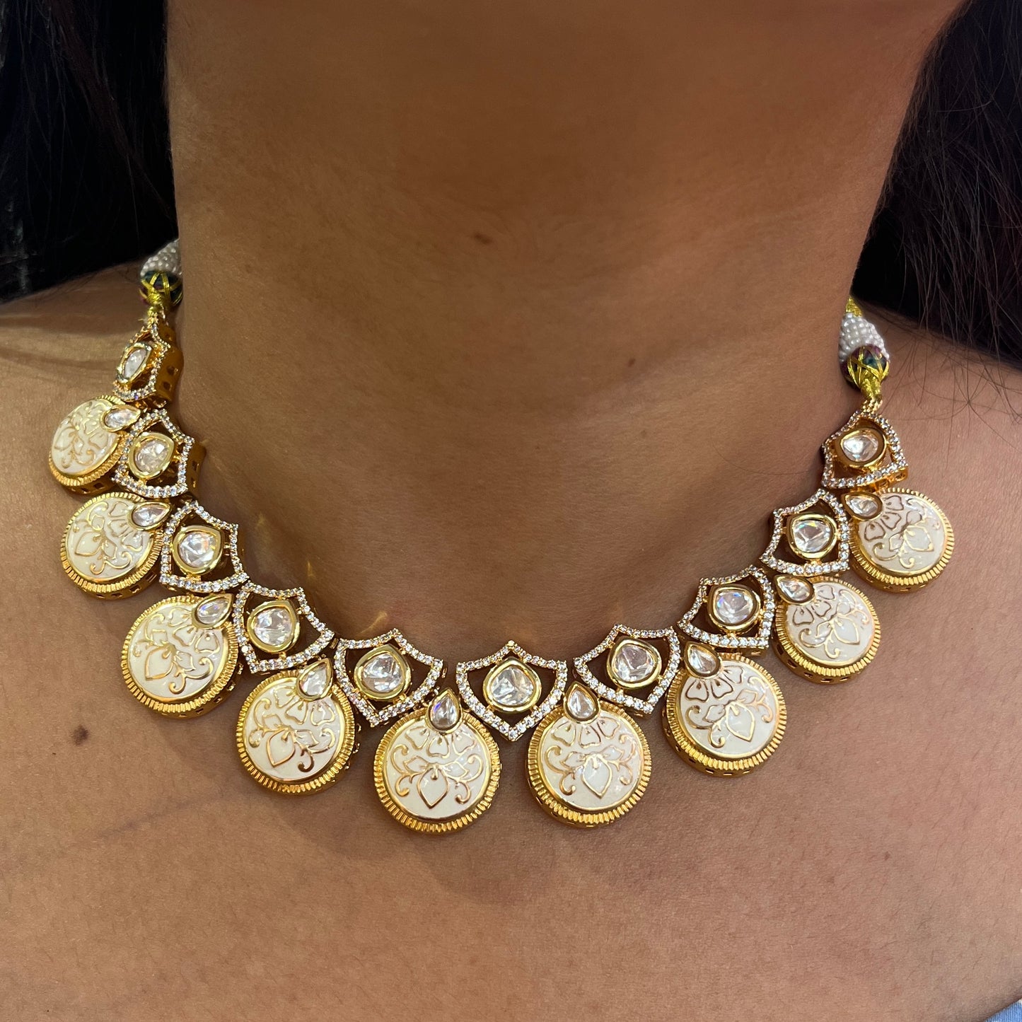 Noor-E-Raaj Kundan Necklace Set