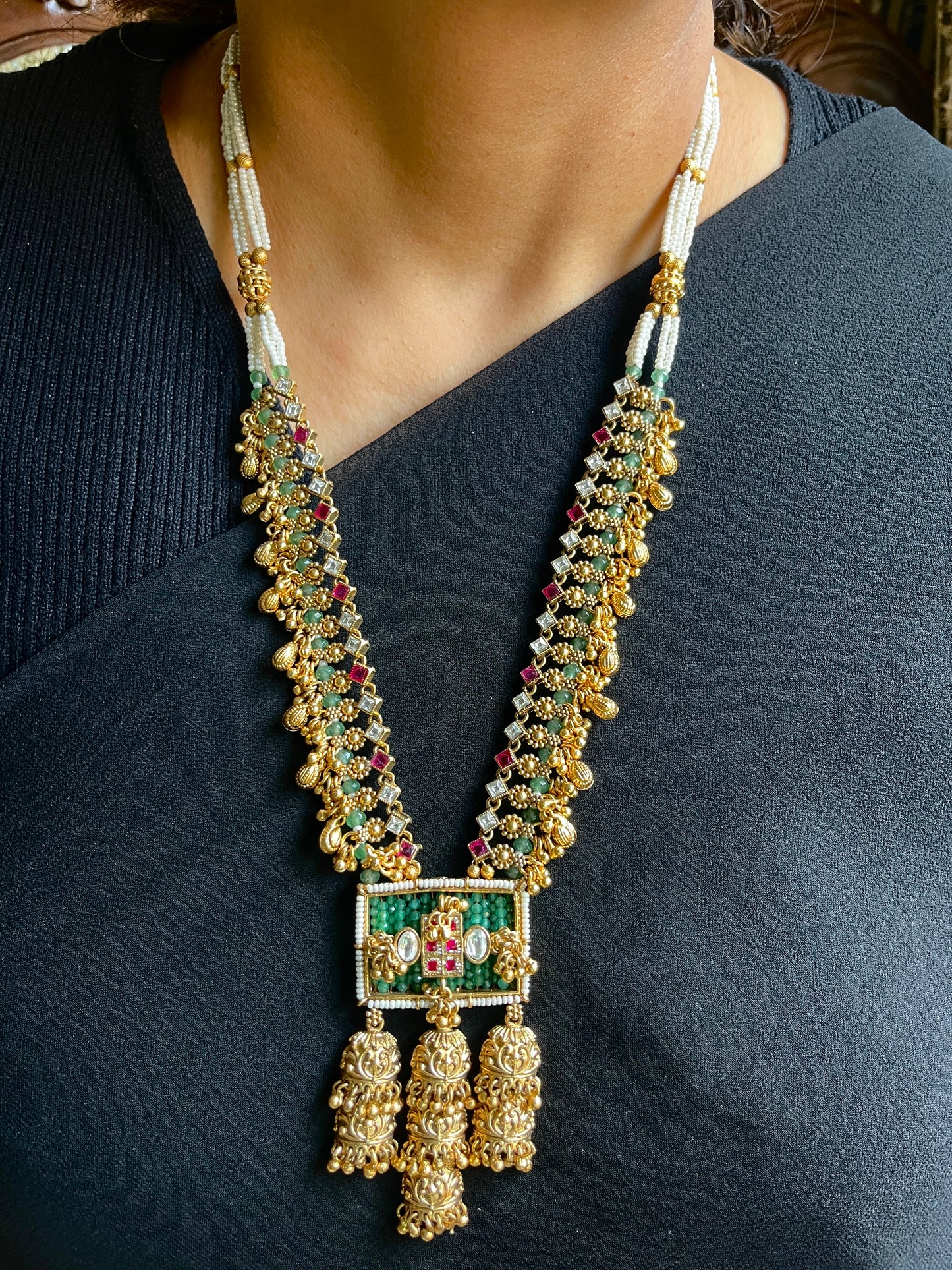 Ziya Royal Kundan Long Necklace