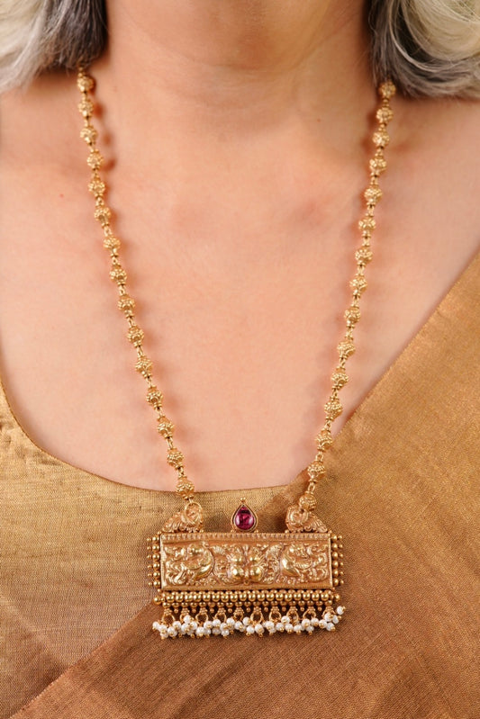 Mayura Naksi Long Mala Set