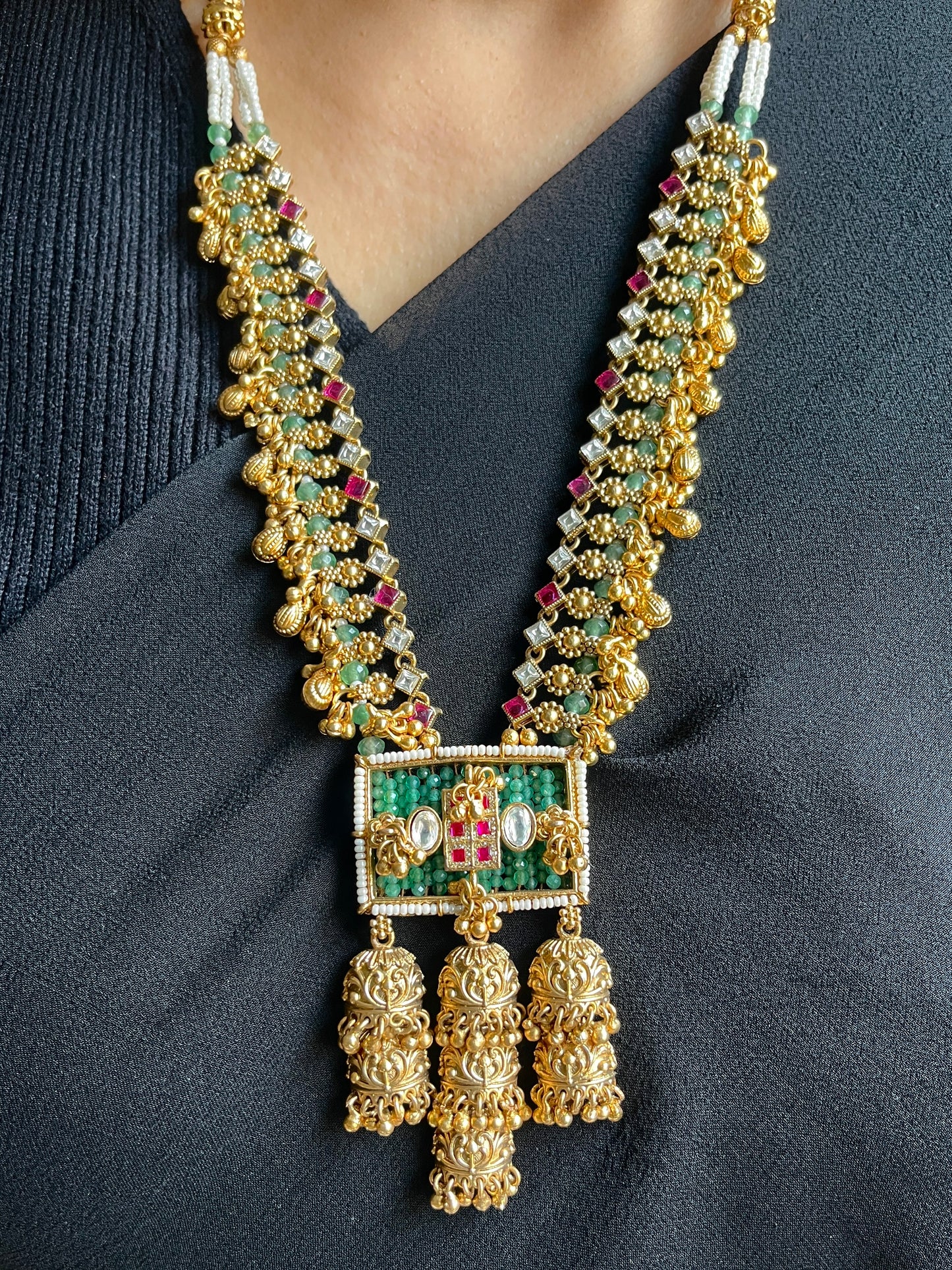 Ziya Royal Kundan Long Necklace