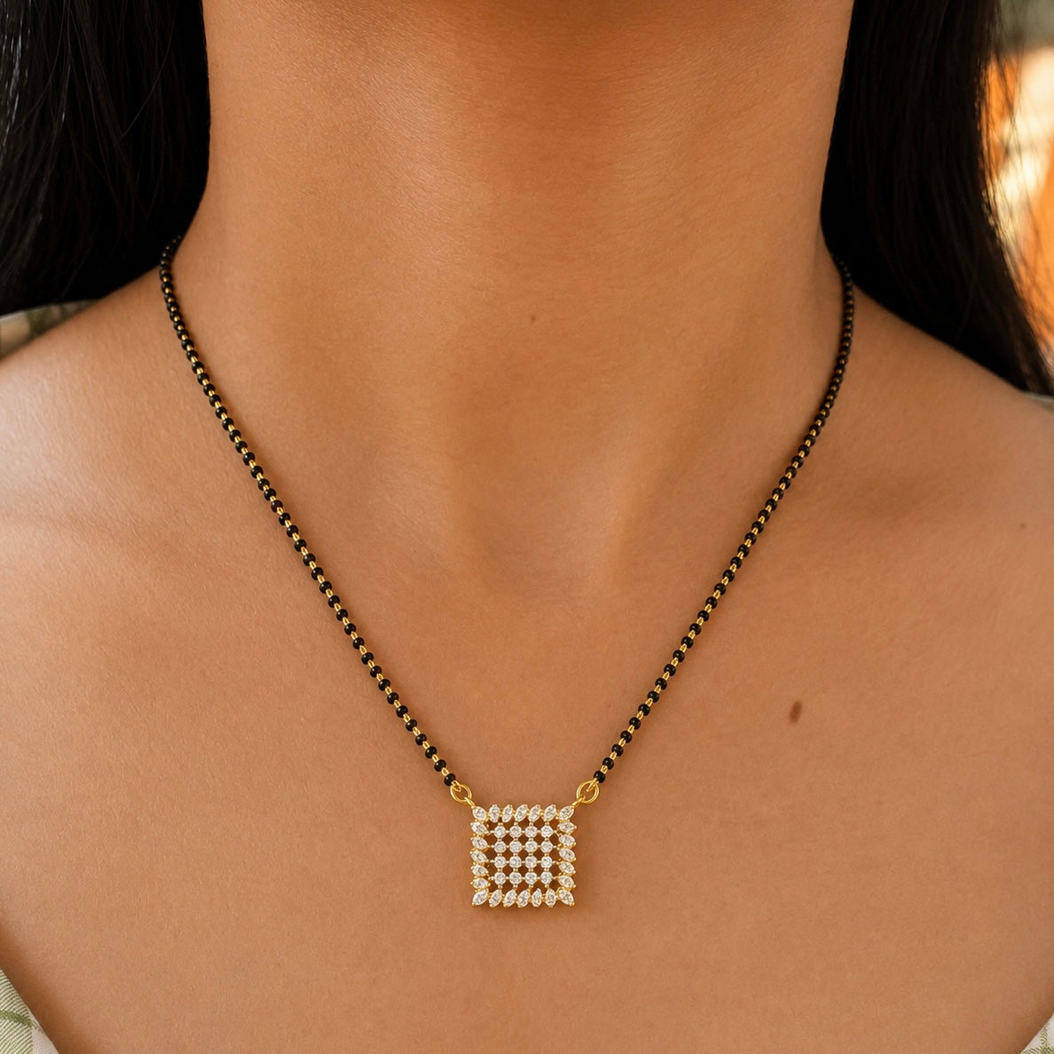 Celestial Grid Mangalsutra