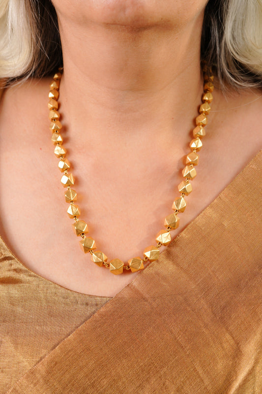 Aurora Cube Bead Necklace