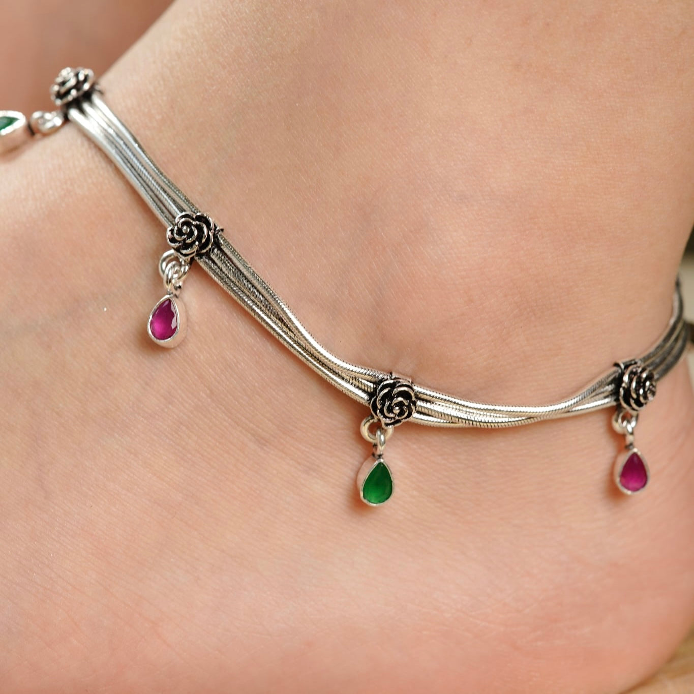 Rangpushp Triveni Anklet