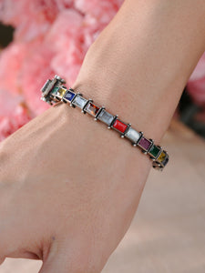 Navratna Square Harmony Bracelet