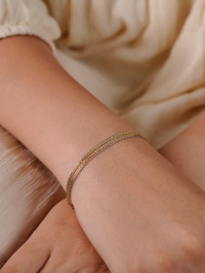 Eleganza Tricolored 5-Line Bracelet