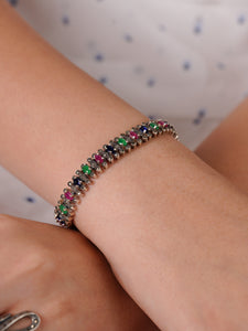 Trio Gem Marcasite Bracelet