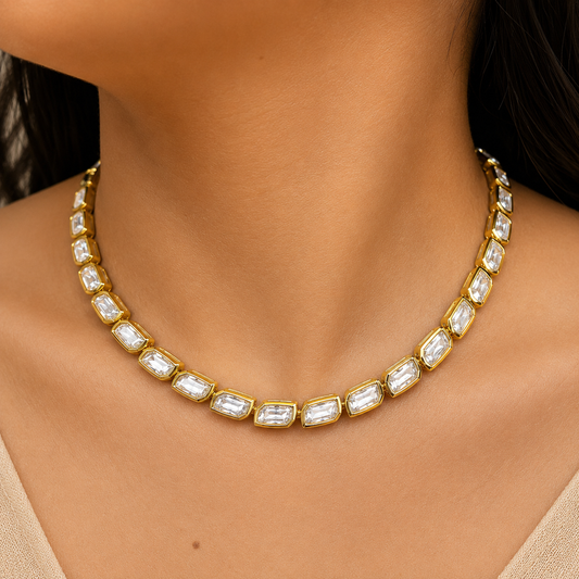 Noor-e-Zareen Marquise Necklace Set