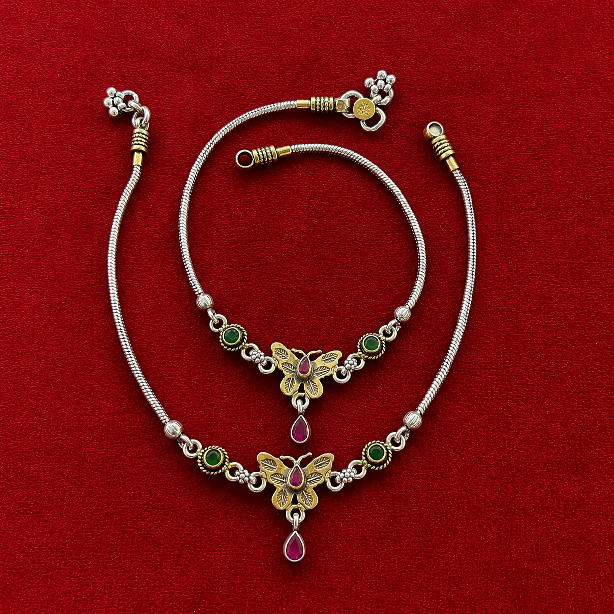 Madhubani Butterfly Anklets