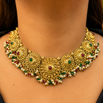 Noor-e-Punjab Gold Look Set