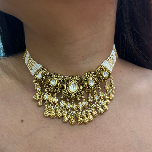 Tukdiya Antique Gold Choker
