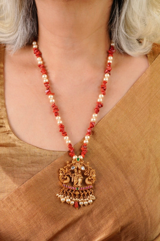 Sri Radsha Krishna Vaibhavam – 3D Statement Pendant