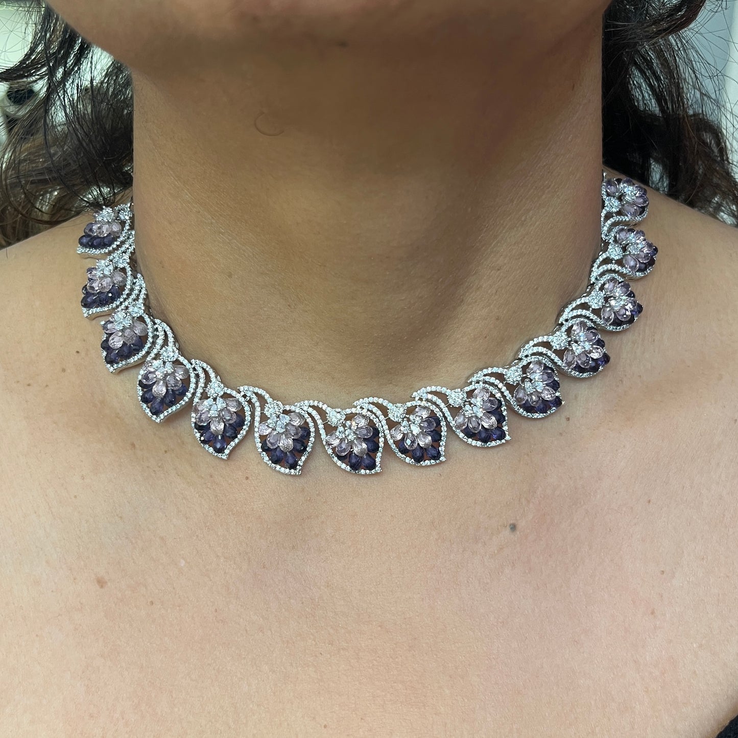 Pastel Bloom Shell Diamond Set