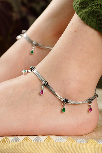Rangpushp Triveni Anklet
